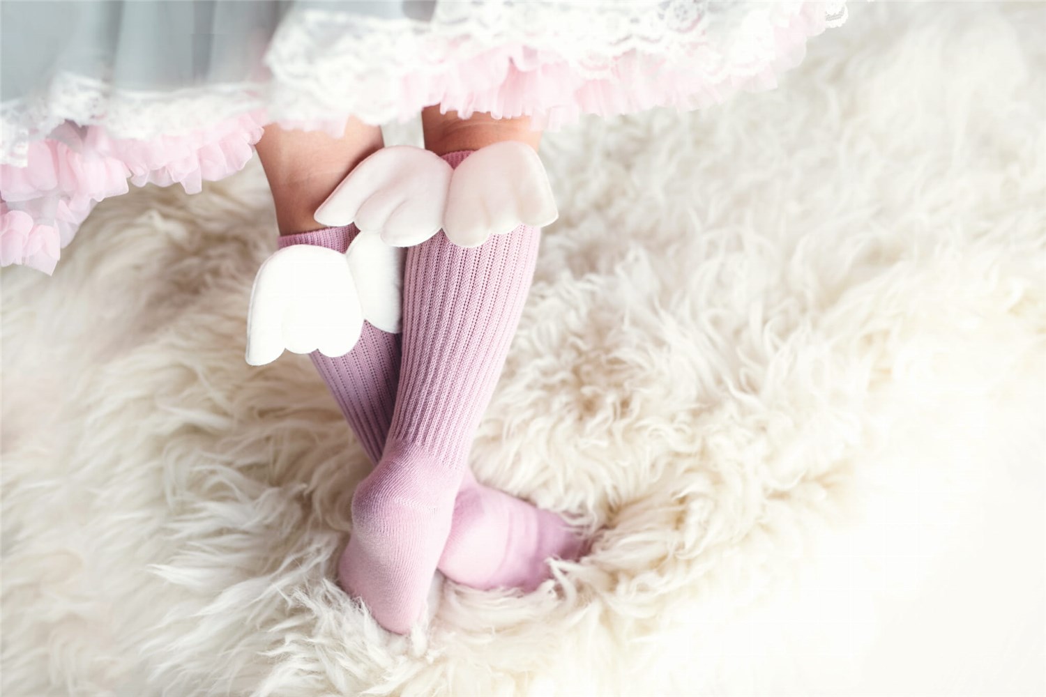 Mama's Feet PINK ANGELS Rosa Abbigliamento Bambina 