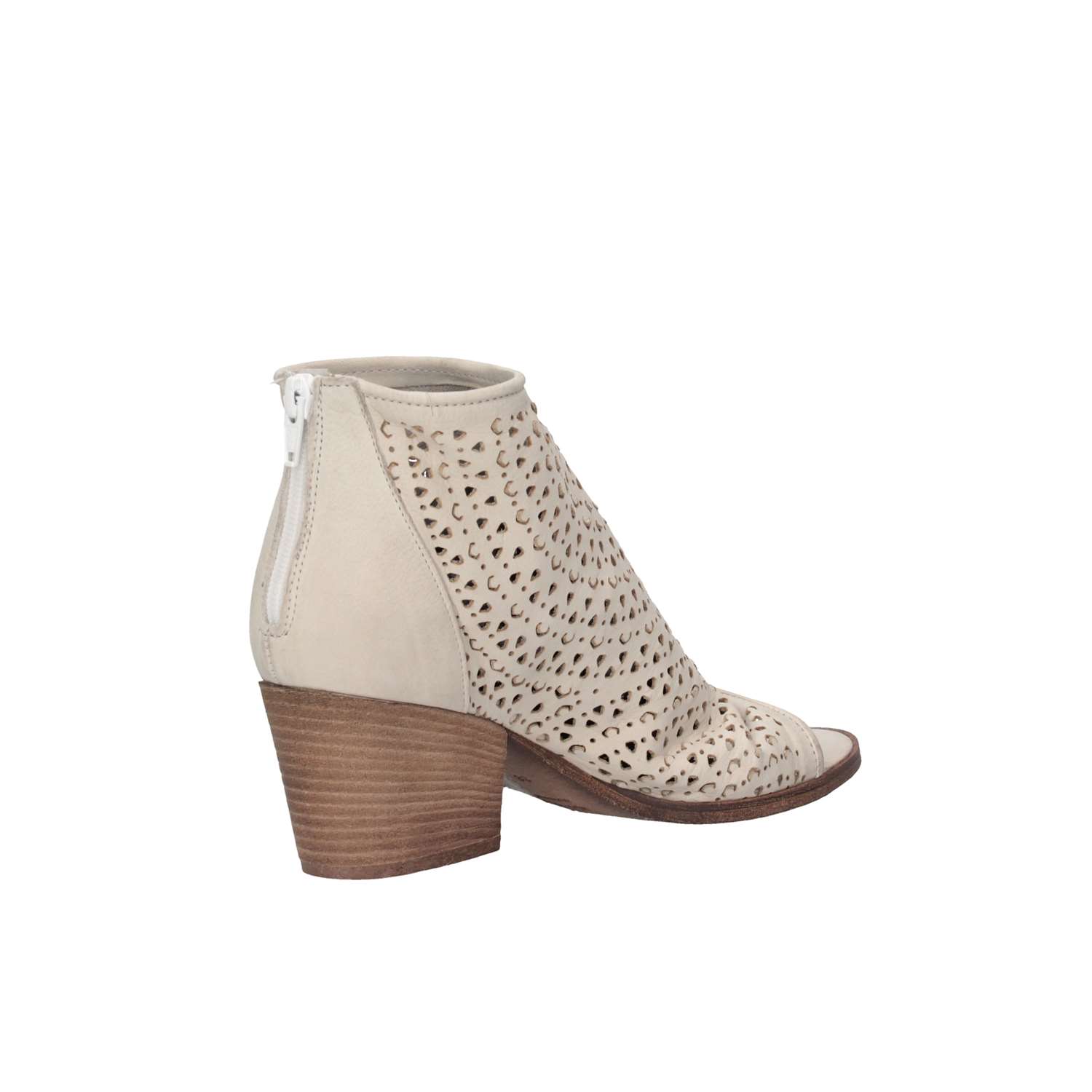 Metisse SP811 NABUK BIANCO White Shoes Woman 
