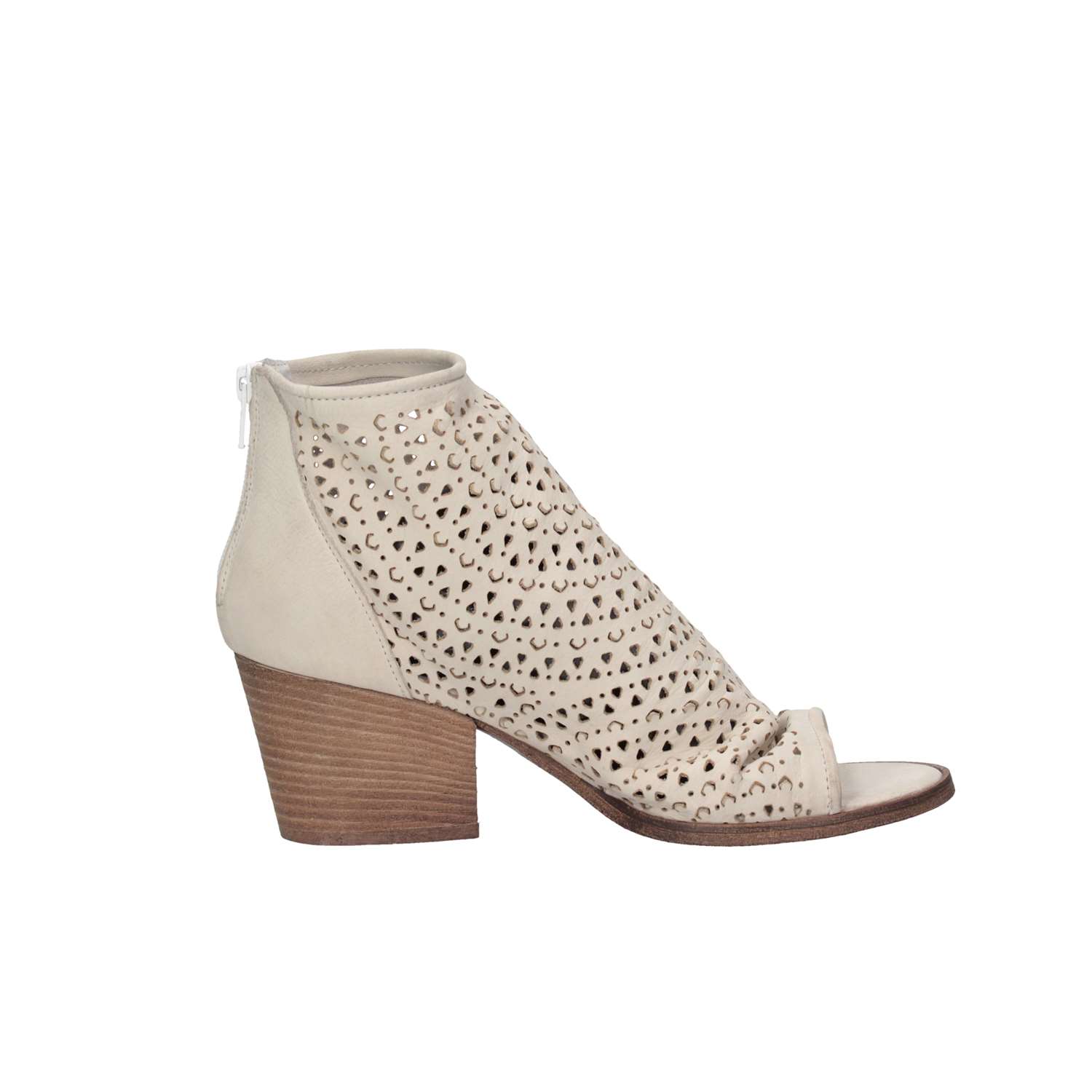 Metisse SP811 NABUK BIANCO White Shoes Woman 
