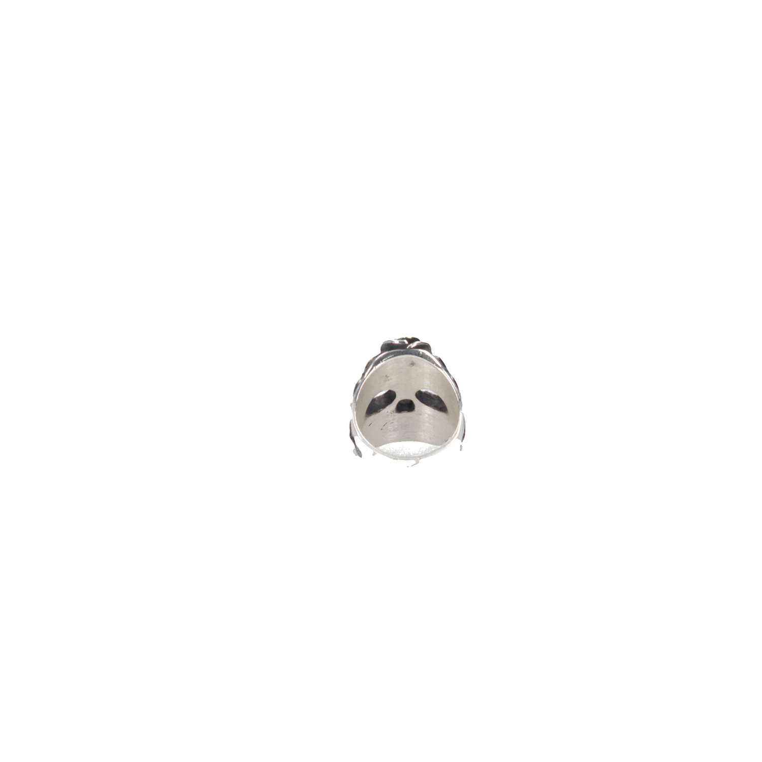 Nicola Scattarella-creazioni AX126 TESCHIO MESSIC Burnished silver Accessories Man 