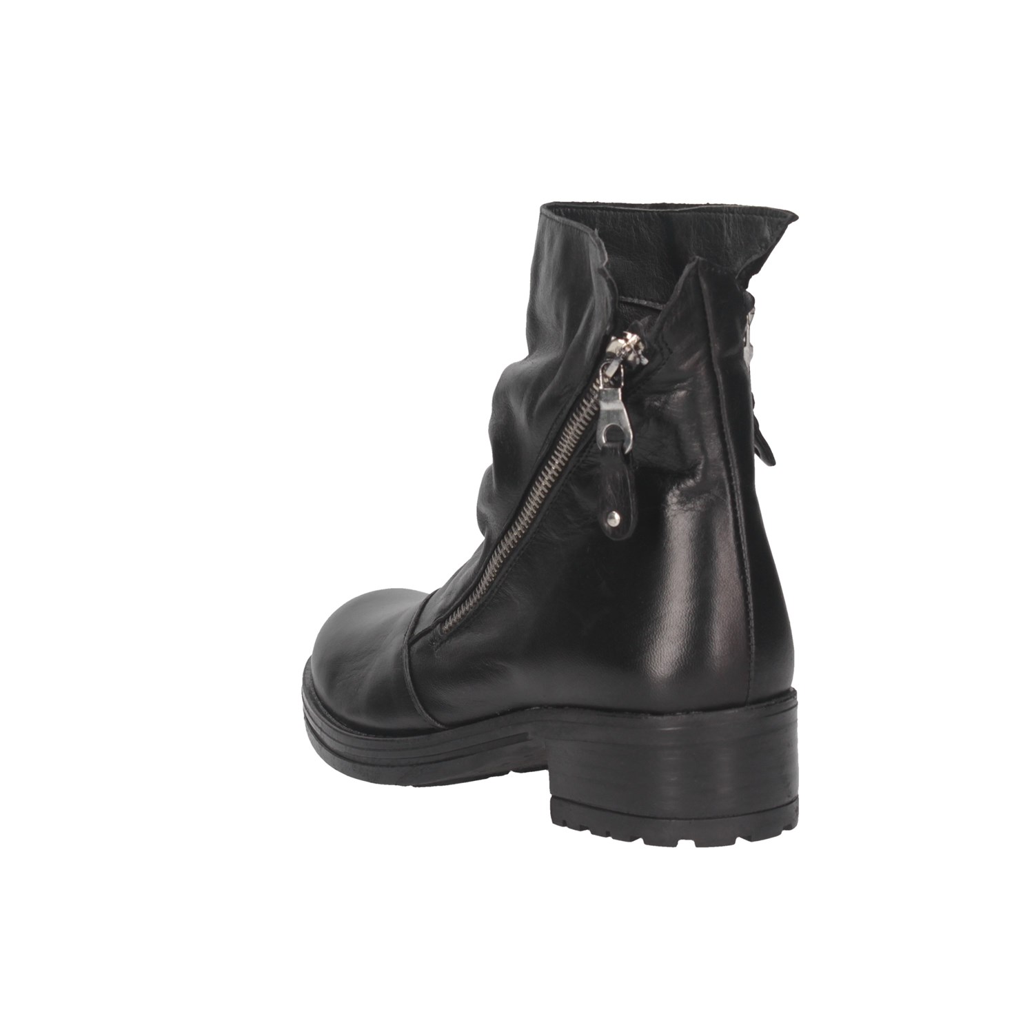 Made In Italy 6 BIKER ALTO Black Shoes Woman 