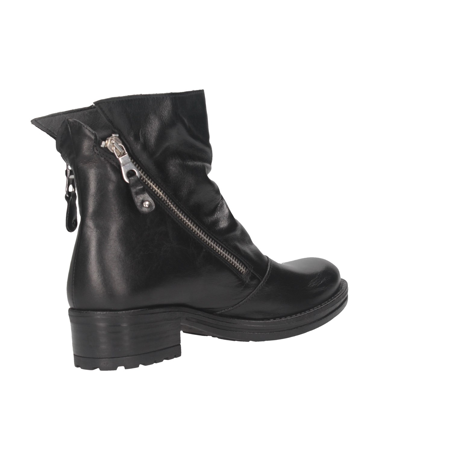 Made In Italy 6 BIKER ALTO Black Shoes Woman 