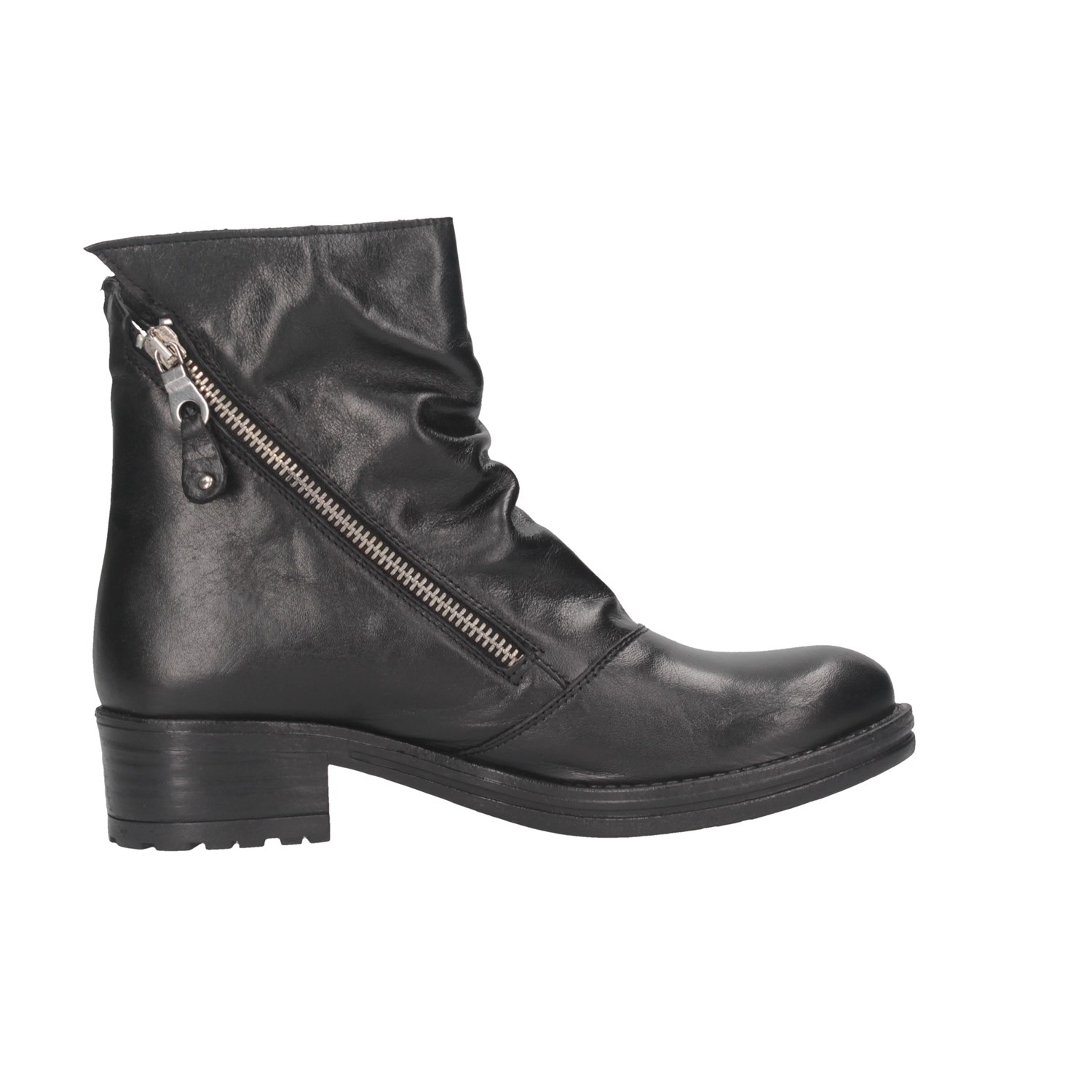 Made In Italy 6 BIKER ALTO Black Shoes Woman 