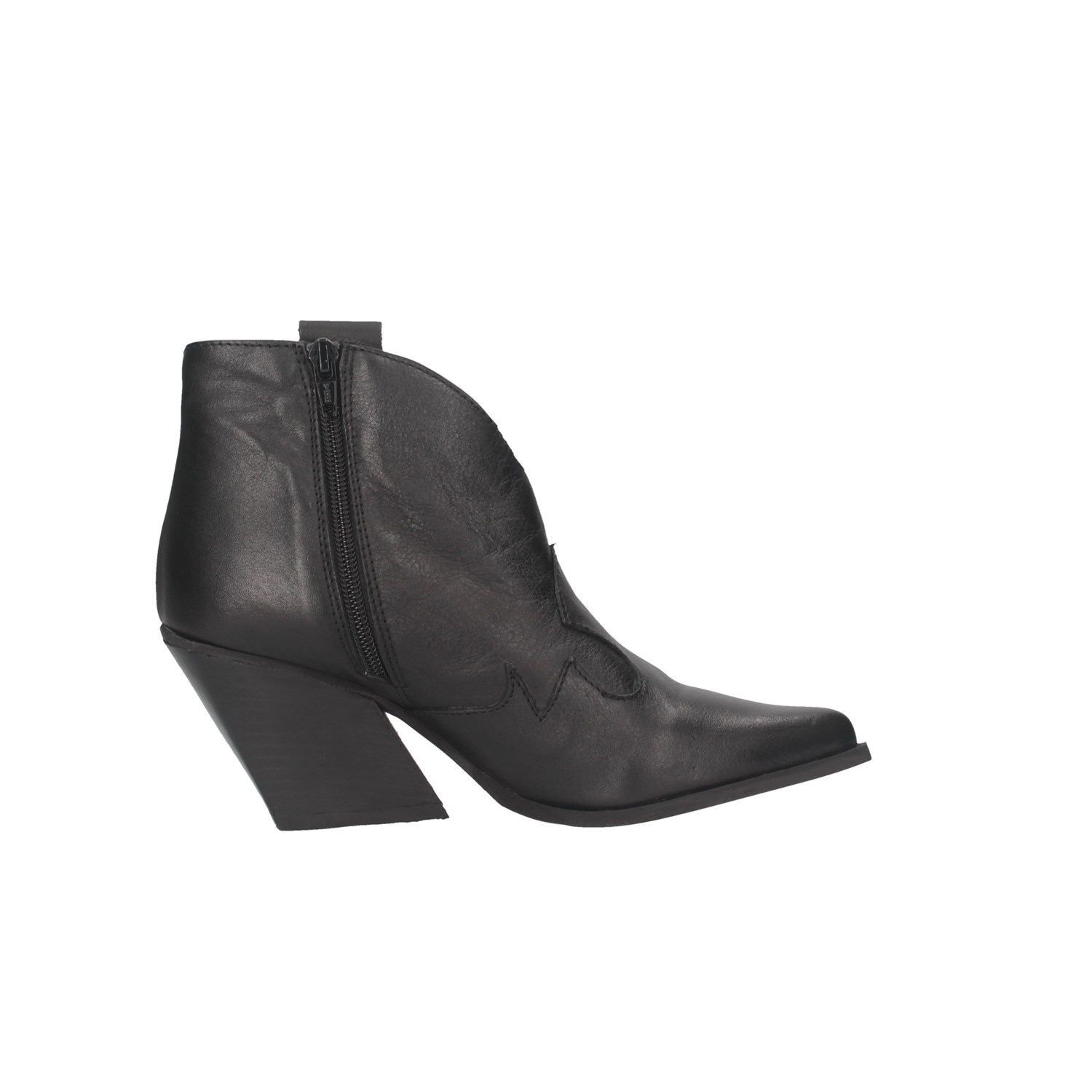 Marlena 7007 VITELLO Black Shoes Woman 