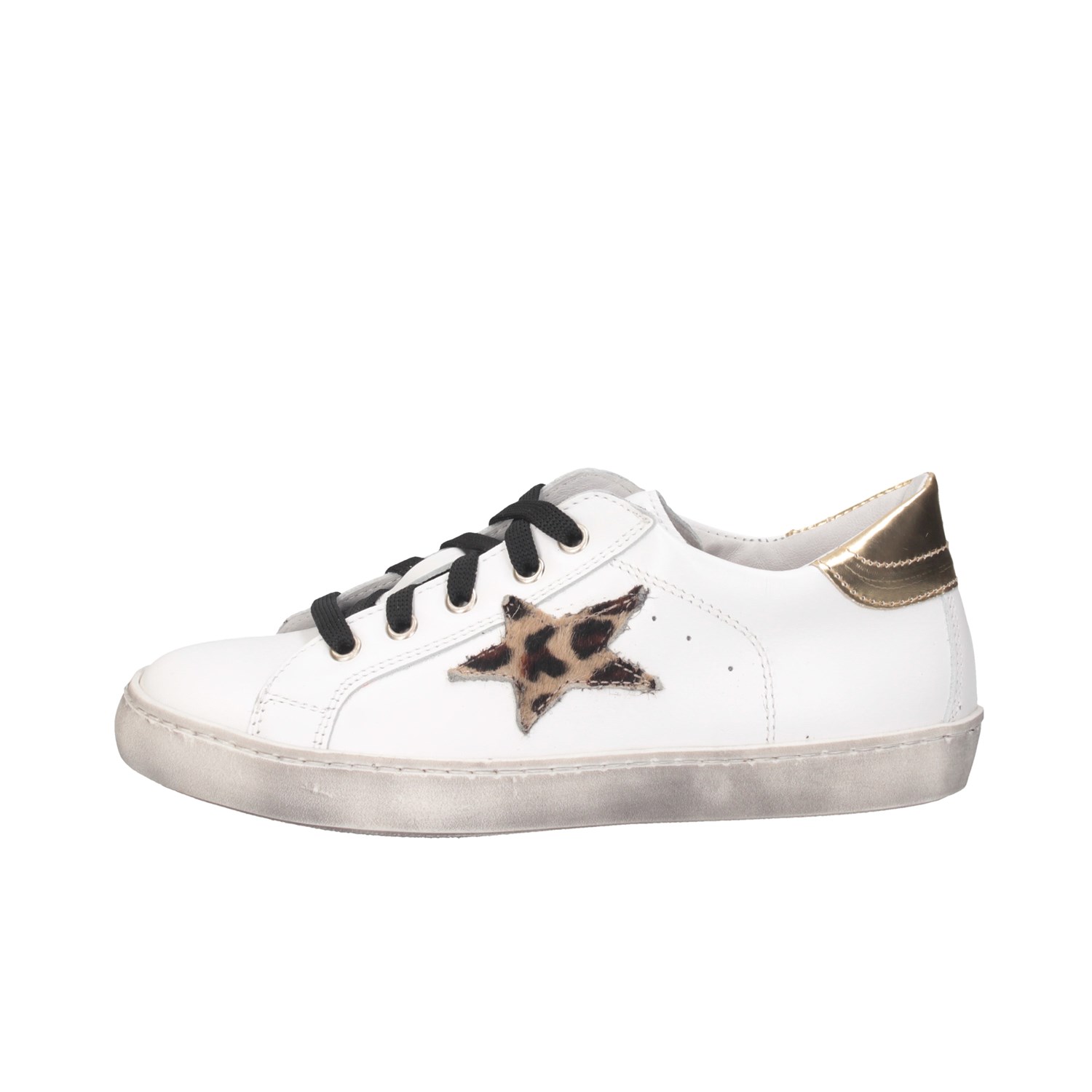 Dianetti Made In Italy I9869 White / Gold Shoes Child 