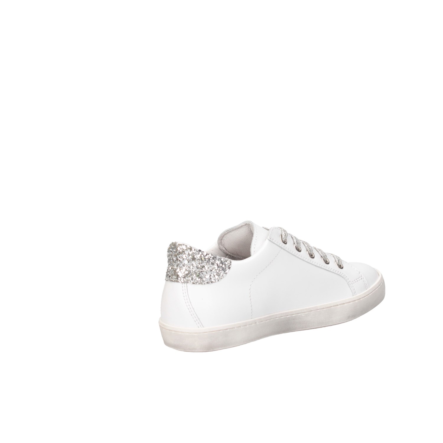 Dianetti Made In Italy I9869 White / Silver Shoes Child 