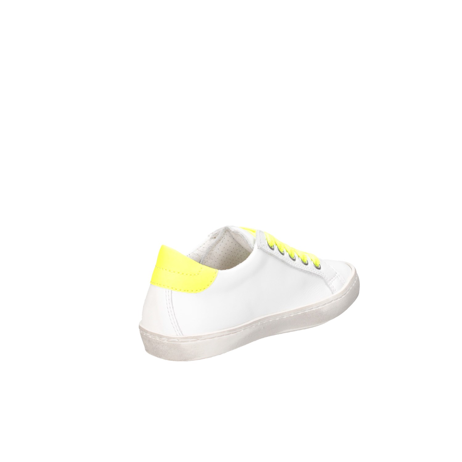 Dianetti Made In Italy I9869 WHITE / FLUO YELLOW Shoes Child 