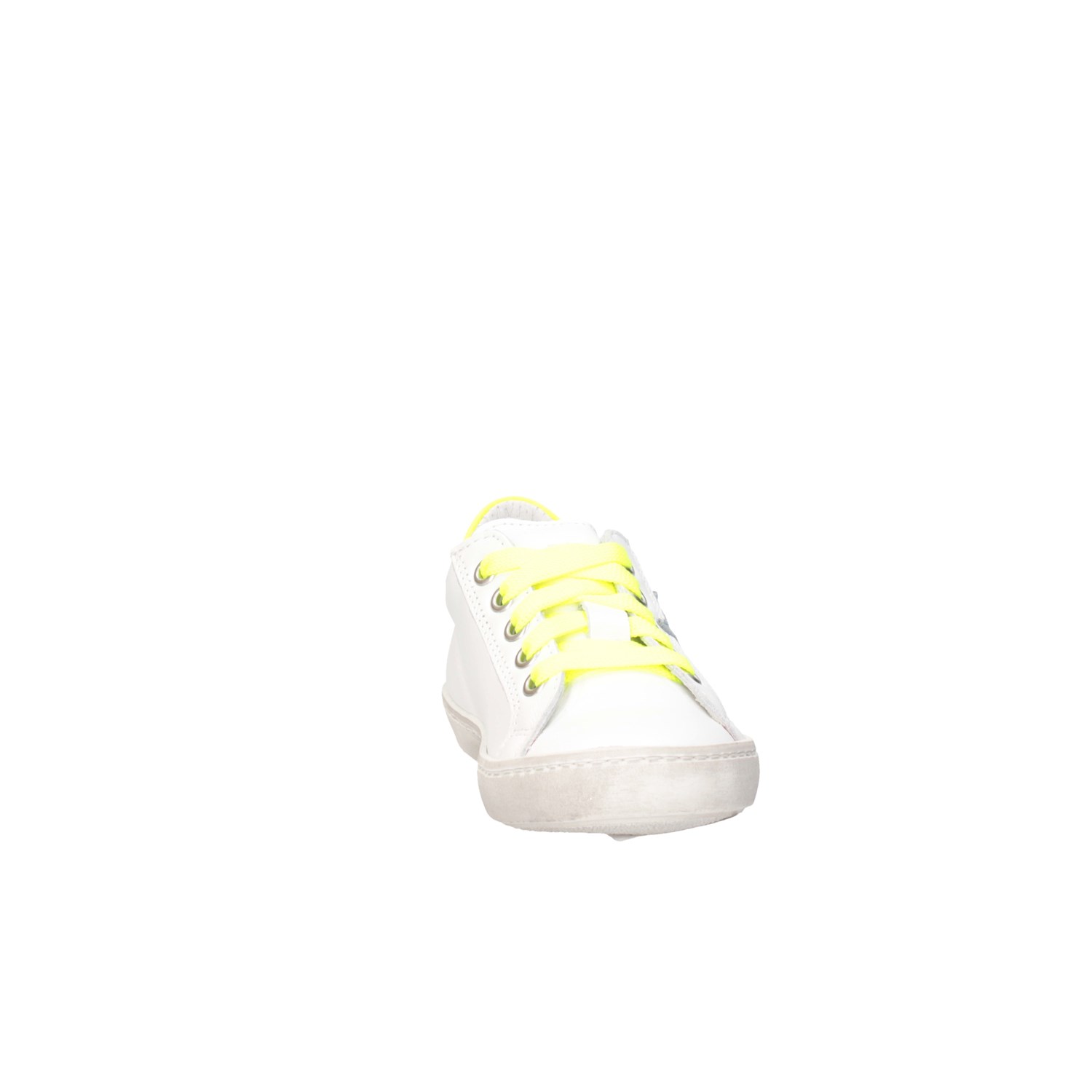 Dianetti Made In Italy I9869 BIANCO/GIALLO FLUO Scarpe Bambina 