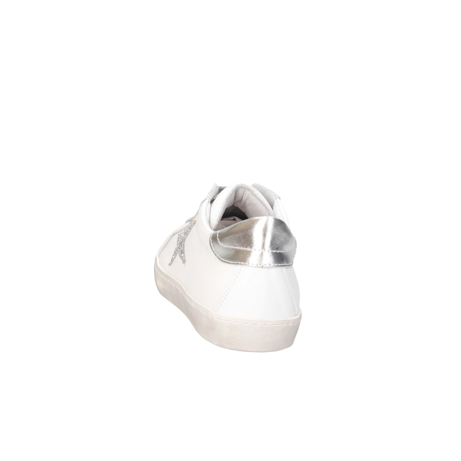 Dianetti Made In Italy I9869 WHITE / SILVER LAM Shoes Child 