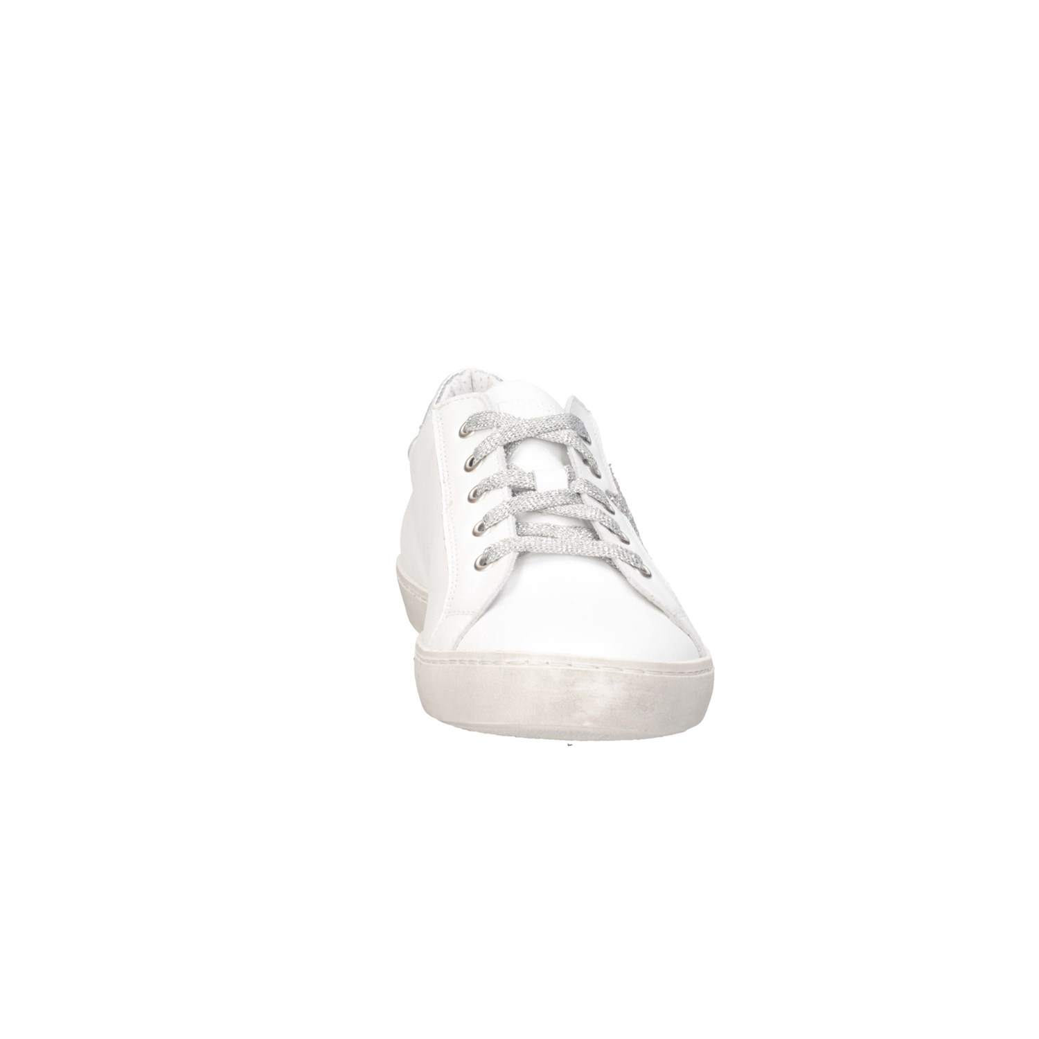 Dianetti Made In Italy I9869 BIANCO/LAM ARGENTO Scarpe Bambina 