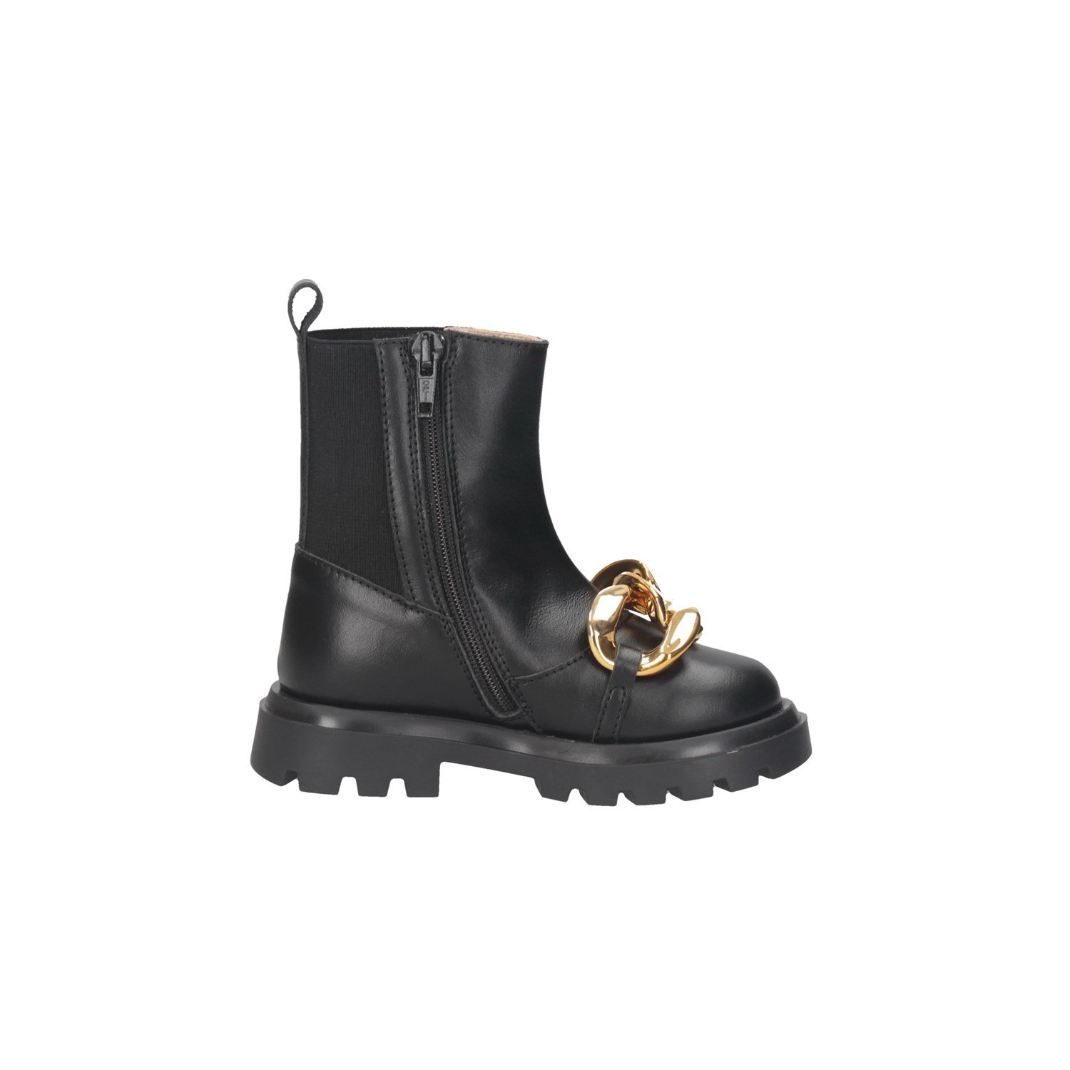 Florens J35681-4 Black / Gold Shoes Child 