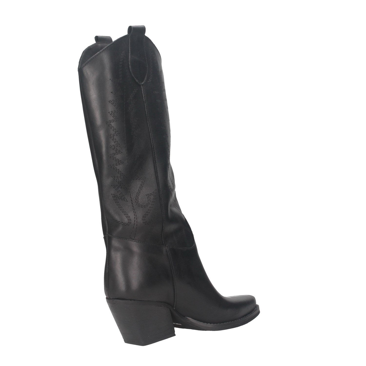 Le Tips 500 tacco 70 ricamo Black Shoes Woman 