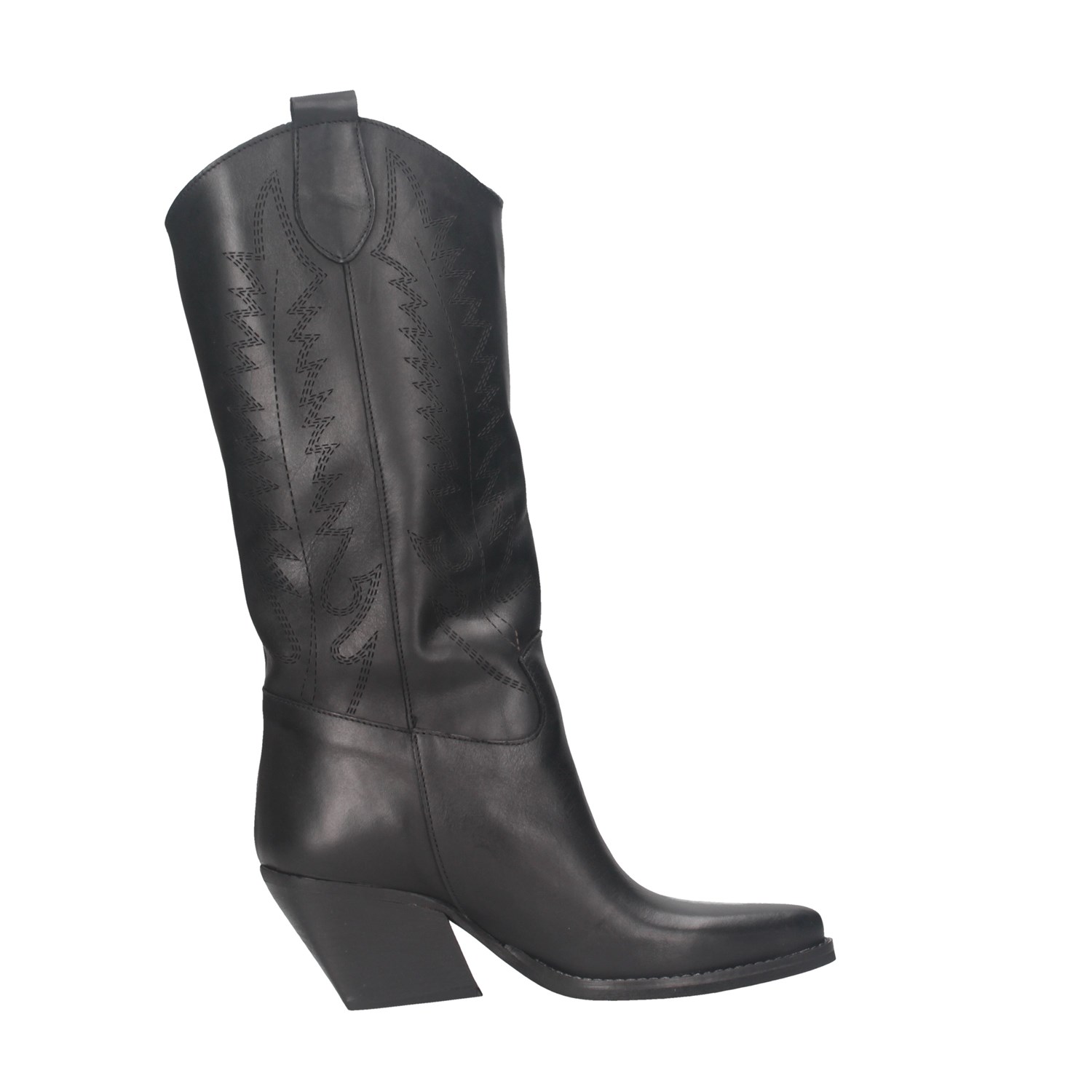 Le Tips 500 tacco 70 ricamo Black Shoes Woman 