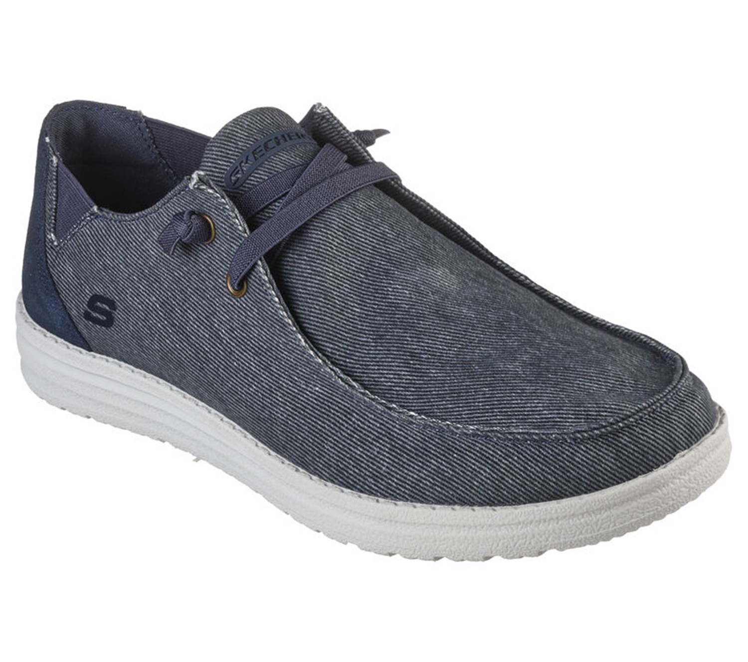 Skechers 66387 Blu Scarpe Uomo 