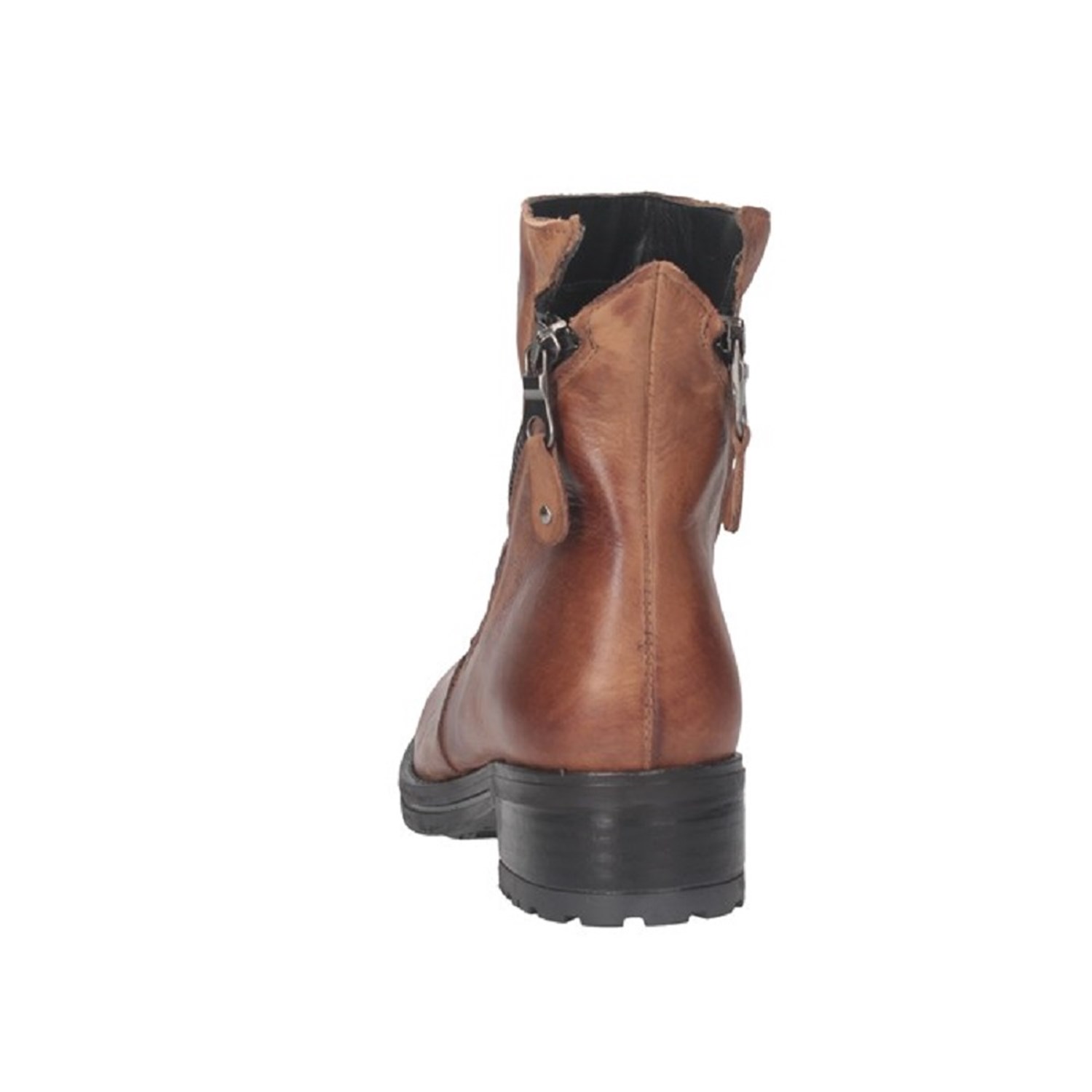 Made In Italy 6 BIKER ALTO Leather Shoes Woman 
