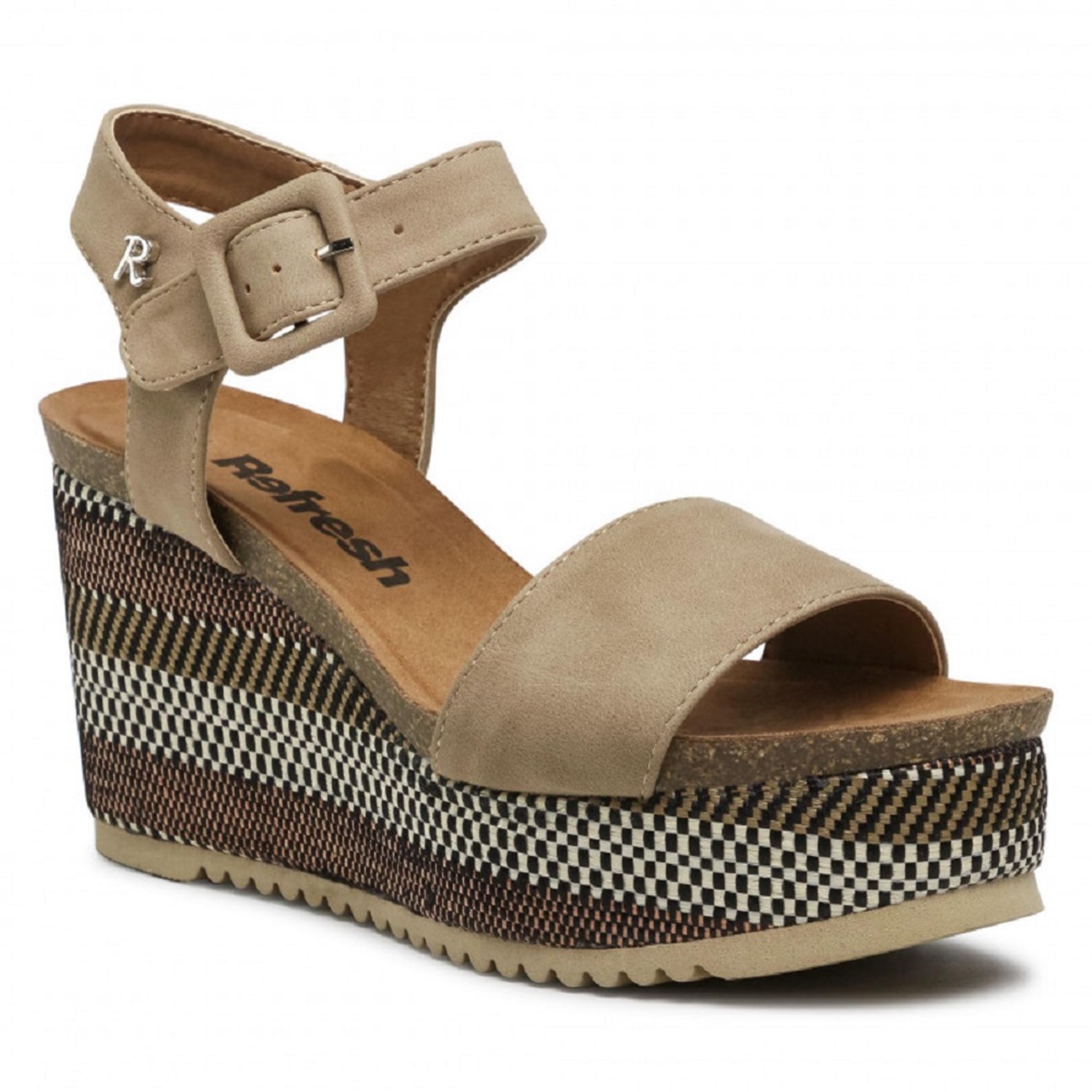 Refresh 72671 Taupe Shoes Woman 