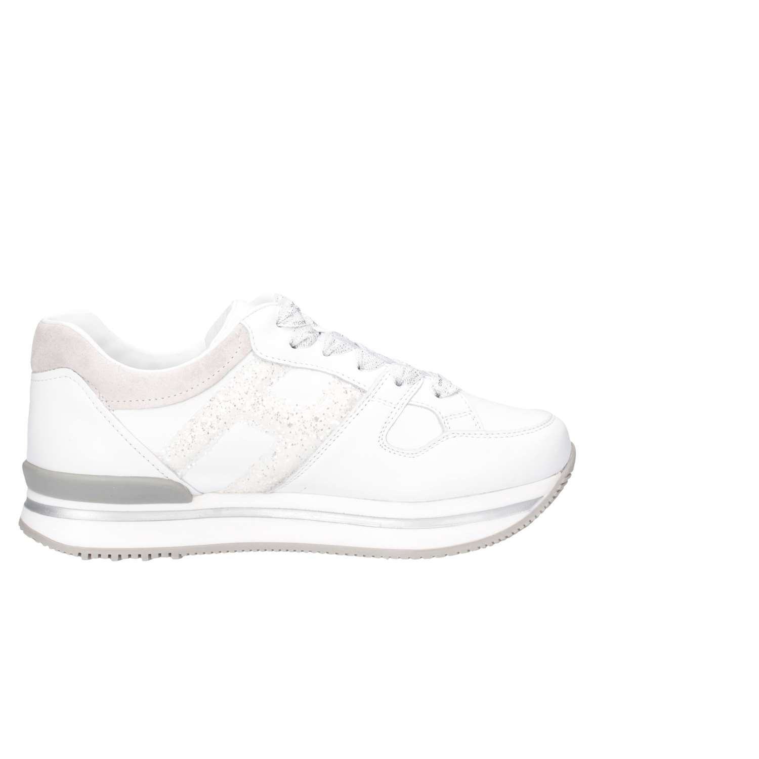 Hogan Junior HXC2220T548ICB048K Bianco/glitter Scarpe Bambina 