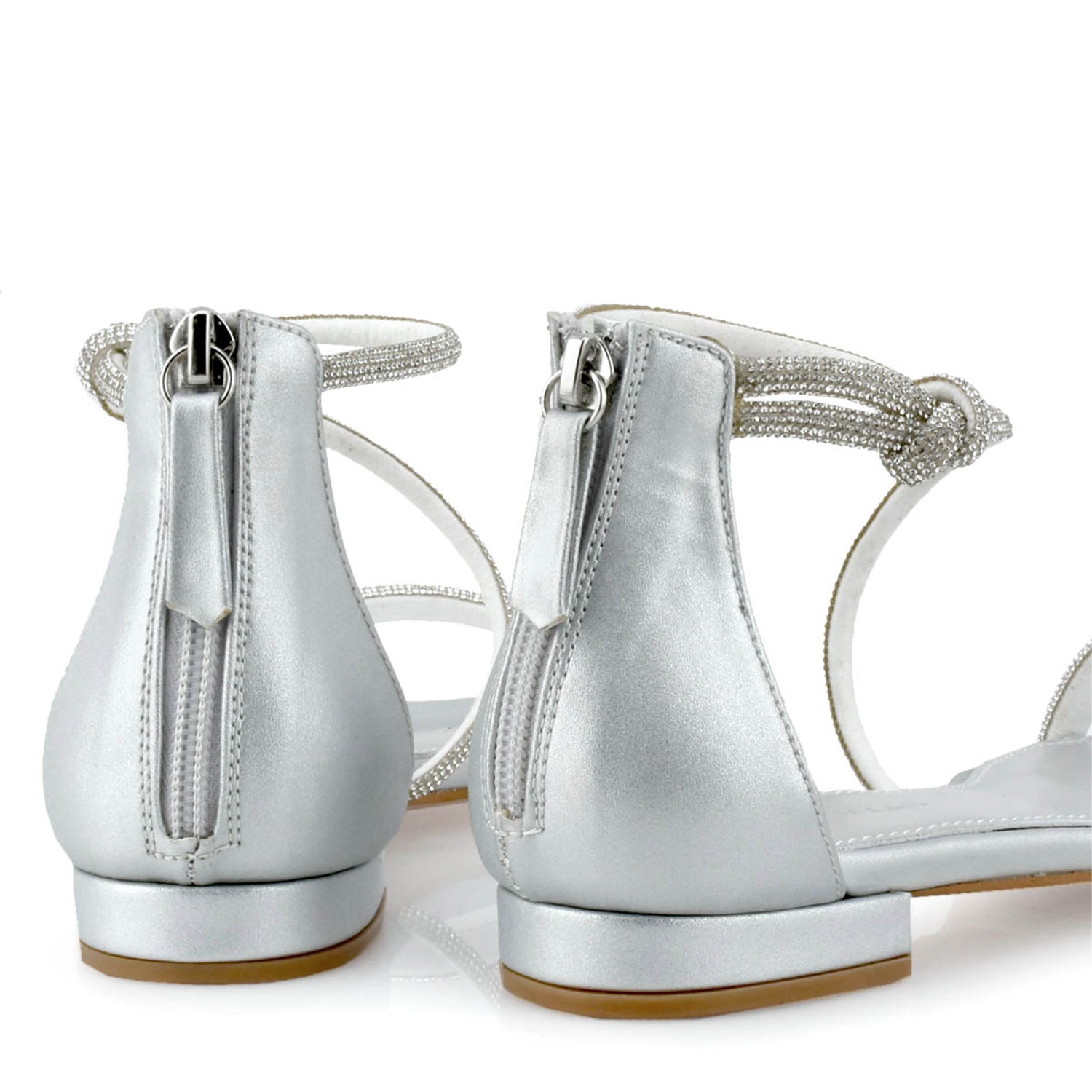 Tsakiris Mallas 950 Argento Scarpe Donna 