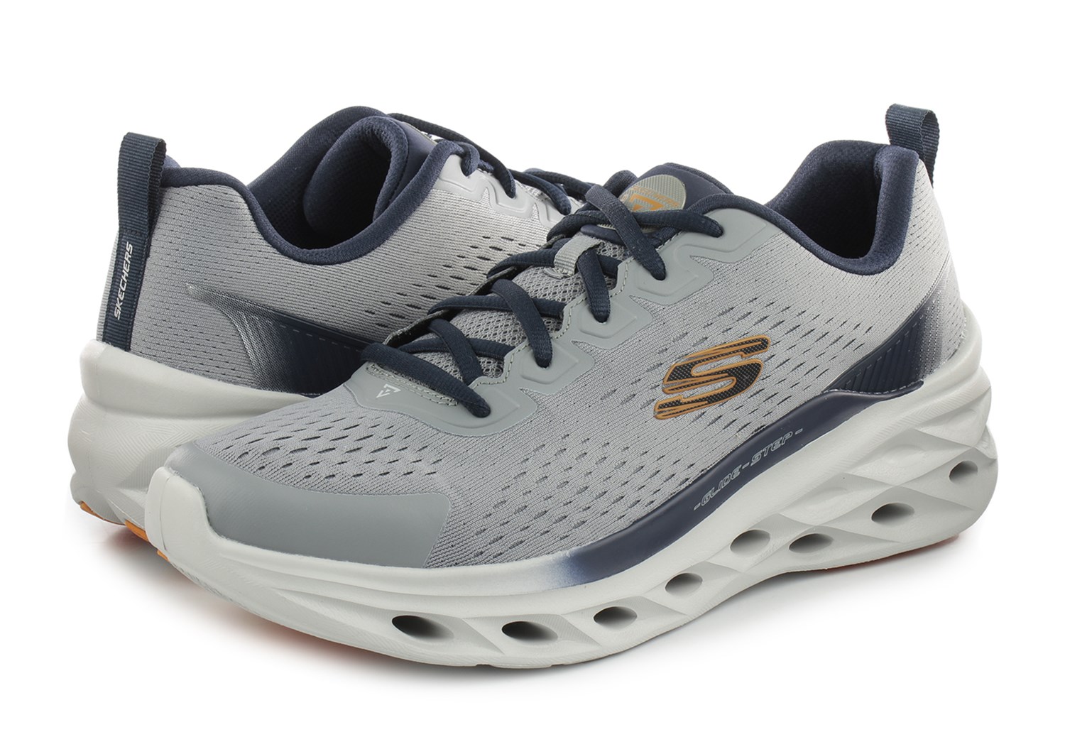 Skechers Glide Step Swift - Frayment 232634 Gray / blue Shoes Man 