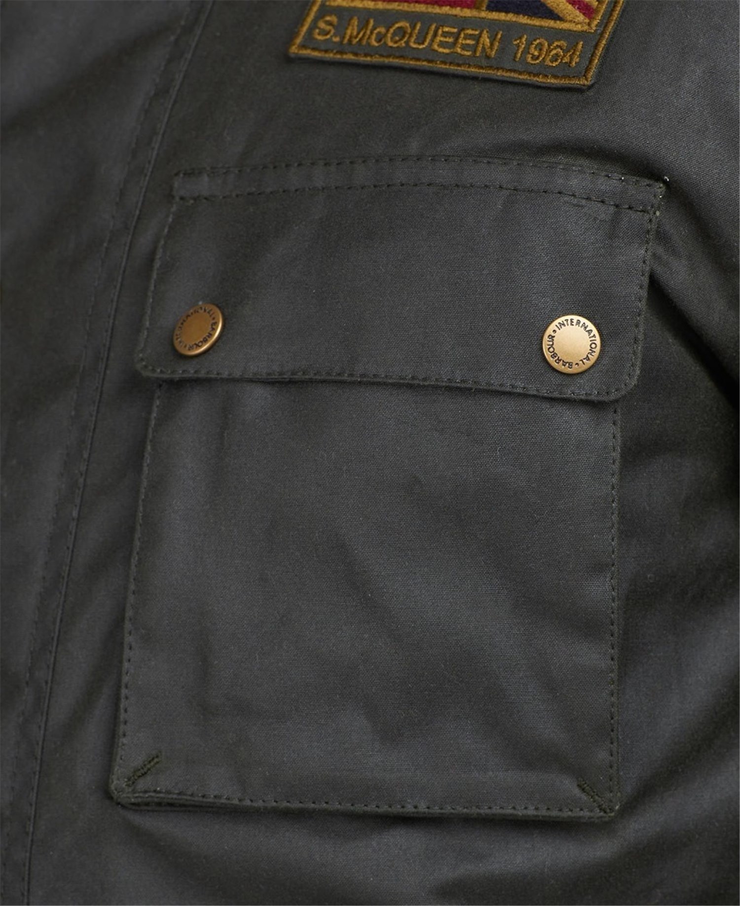 Barbour mwx1853 Steve Mc Queen Black Clothing Man 