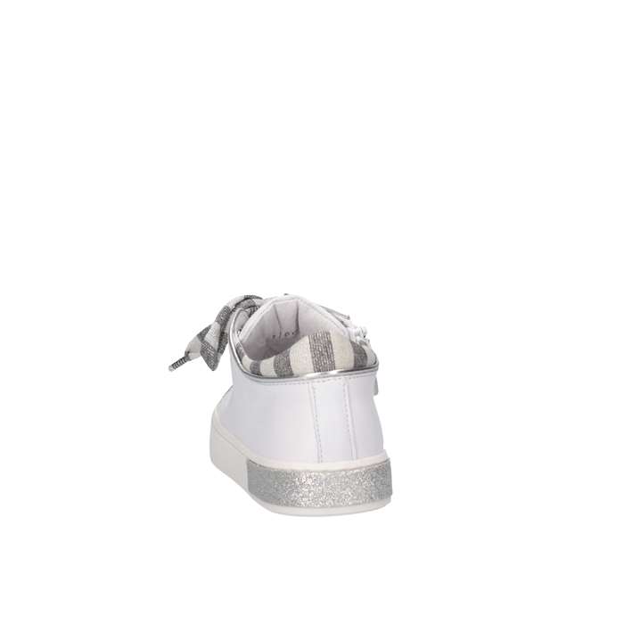 Romagnoli 3700-126 BIANCO/ARGE White / Silver Shoes Child 
