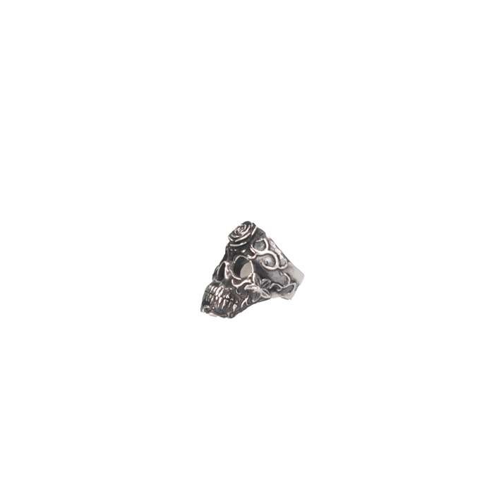 Nicola Scattarella-creazioni AX126 TESCHIO MESSIC Burnished silver Accessories Man 