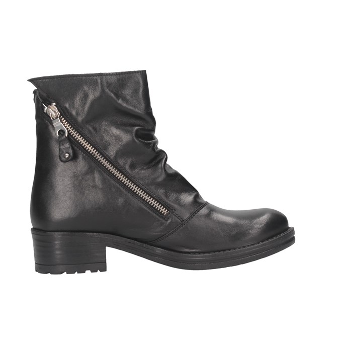 Made In Italy 6 BIKER ALTO Black Shoes Woman 