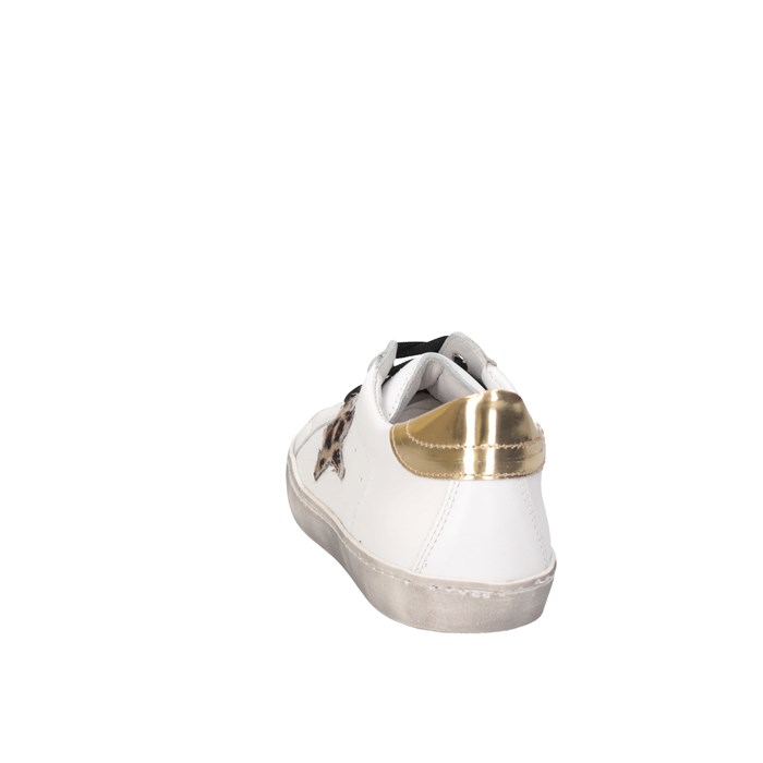 Dianetti Made In Italy I9869 Bianco/oro Scarpe Bambina 