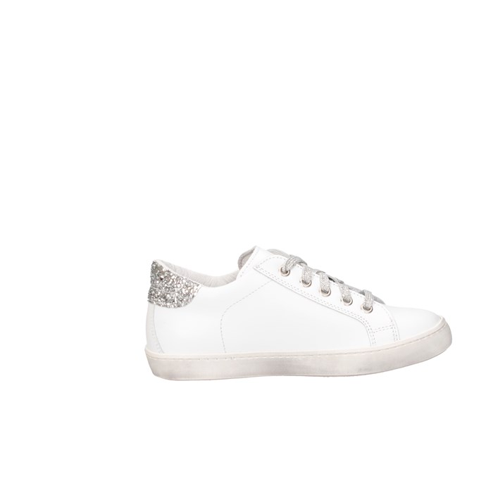 Dianetti Made In Italy I9869 White / Silver Shoes Child 