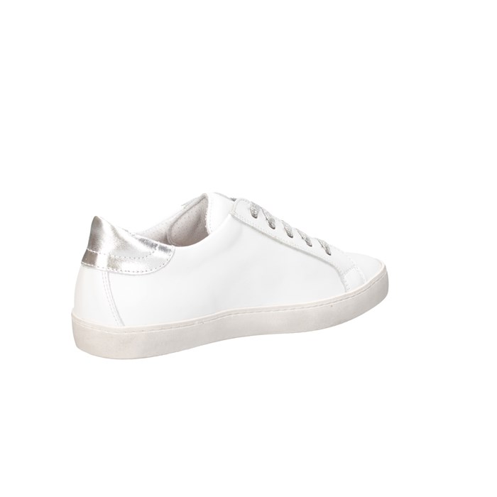 Dianetti Made In Italy I9869 BIANCO/LAM ARGENTO Scarpe Bambina 