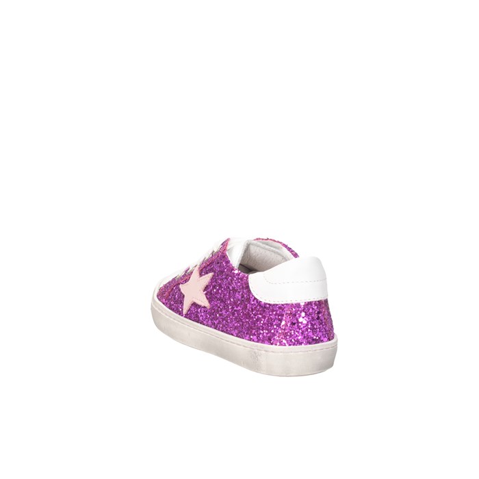 Dianetti Made In Italy I9869 WHITE / PURPLE GLIT Shoes Child 
