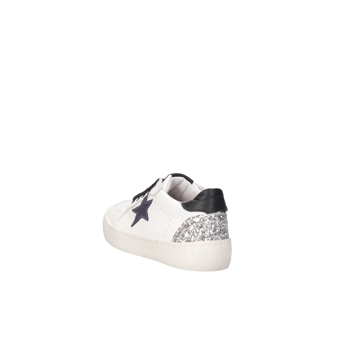 Dianetti Made In Italy I9926NZ Bianco/nero Scarpe Bambina 