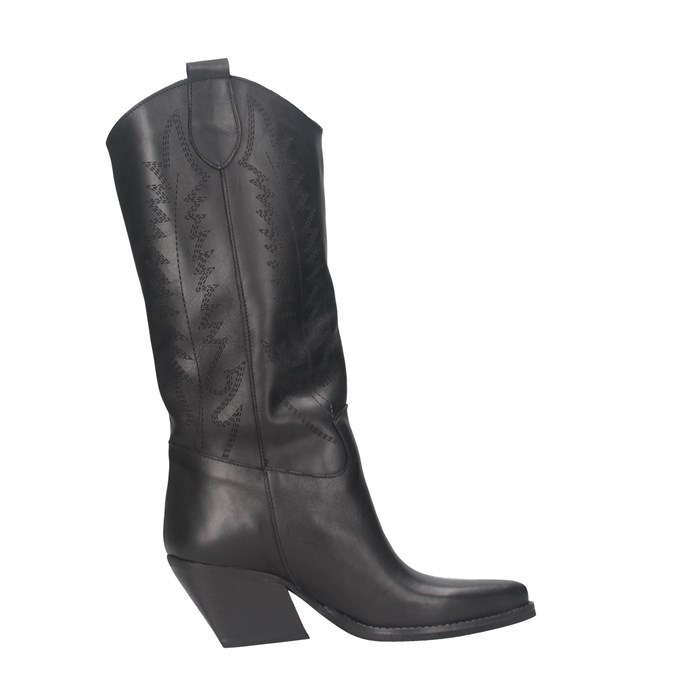 Le Tips 500 tacco 70 ricamo Black Shoes Woman 