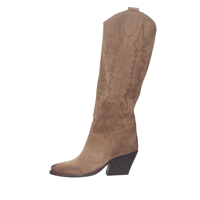 Le Tips 600 texano tacco 70 Taupe Shoes Woman 