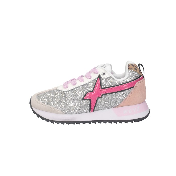 W6YZ KIS-J Argento/bianco Scarpe Bambina 