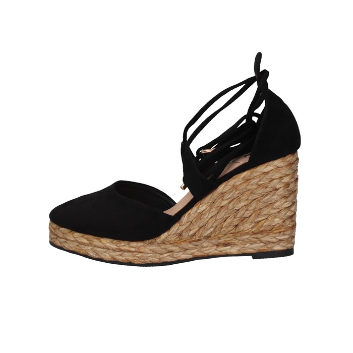 Woz RAFFIA-90 Nero Scarpe Donna 