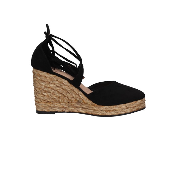 Woz RAFFIA-90 Nero Scarpe Donna 