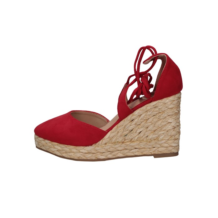 Woz RAFFIA-90 Rosso Scarpe Donna 