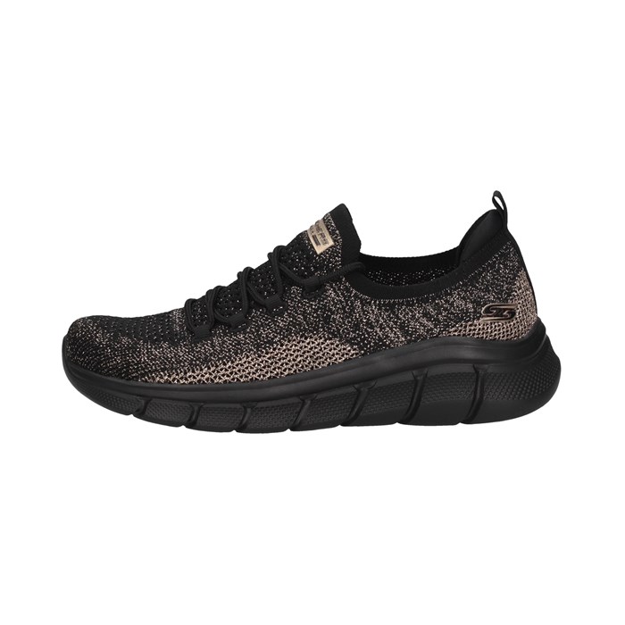 Skechers 117113 Nero/oro Scarpe Donna 