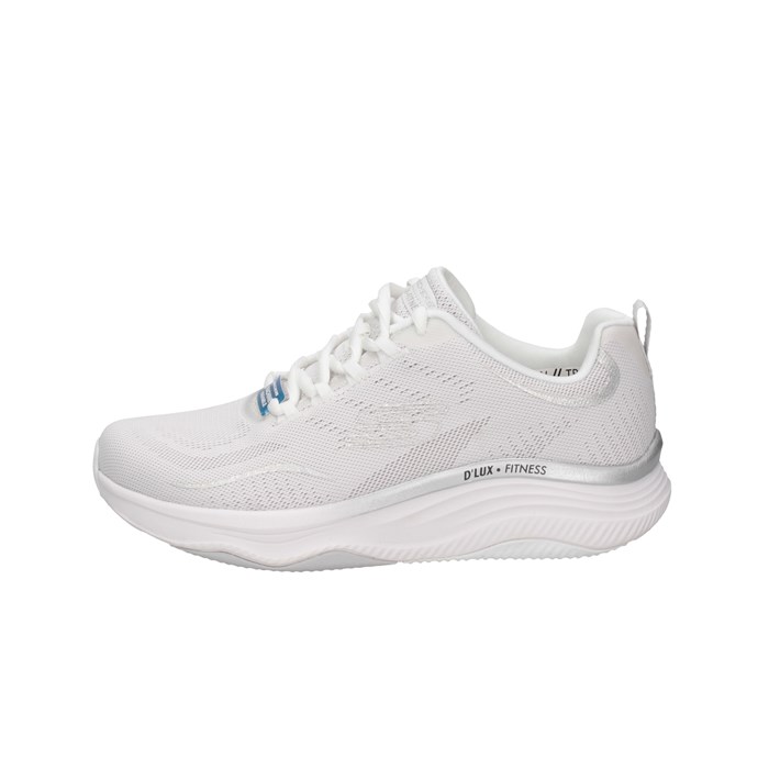 Skechers 149837 Bianco/argento Scarpe Donna 