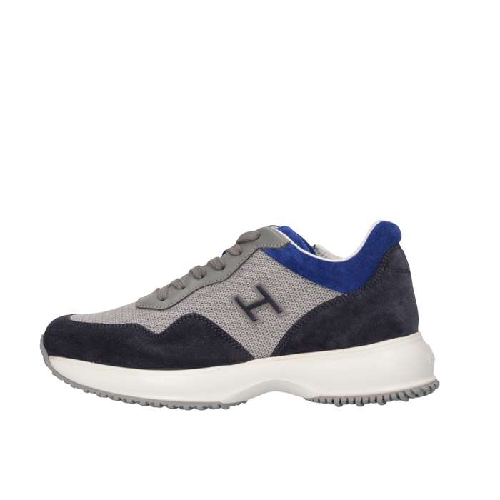 Hogan Junior HXC00N0V311FTZ635J Grigio/blue Scarpe Bambino 