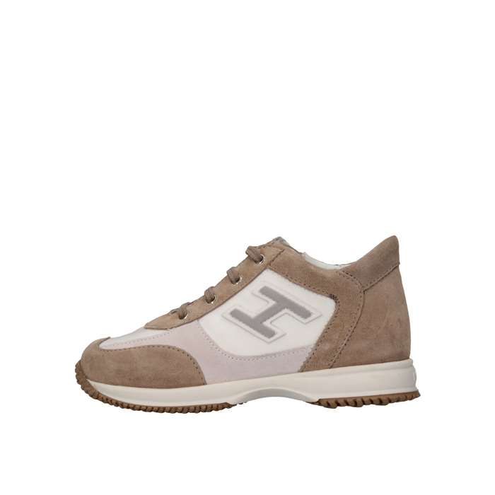 Hogan Junior HXT0920I4608GM612F Beige/bianco Scarpe Bambino 