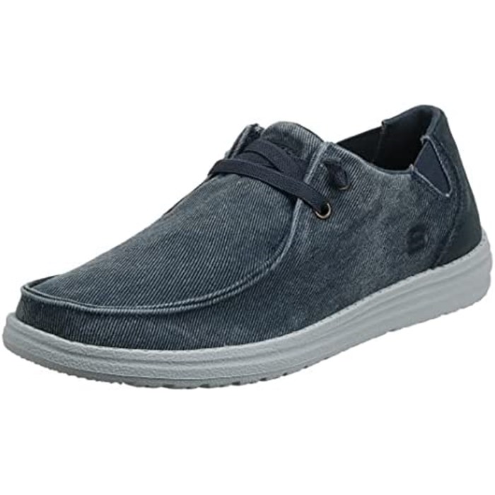 Skechers 66387 Blu Scarpe Uomo 