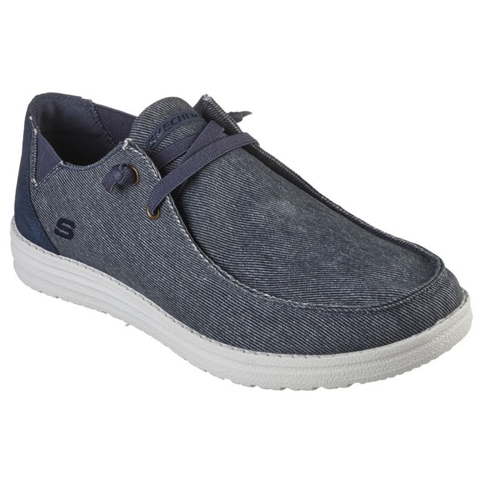 Skechers 66387 Blu Scarpe Uomo 