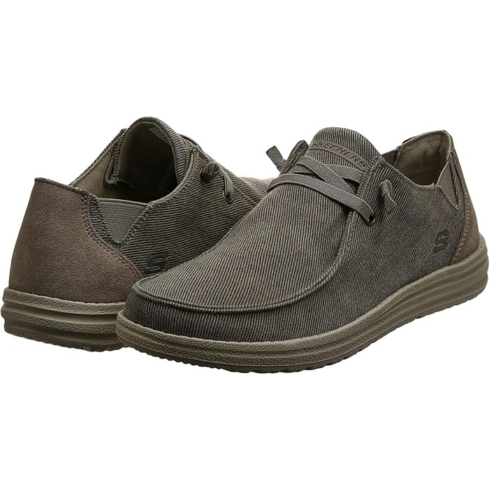 Skechers 66387 Kaki Scarpe Uomo 