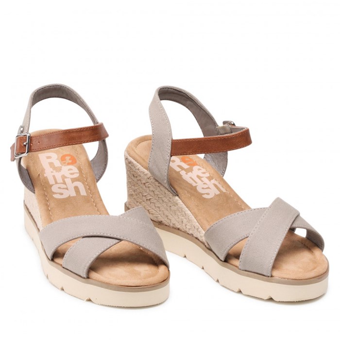 Refresh 79214 Taupe Shoes Woman 