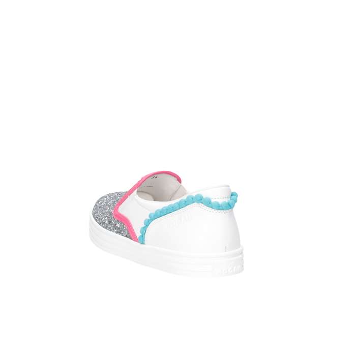 Hogan Junior HXC1410J760I640351 Bianco/glitter Scarpe Bambina 