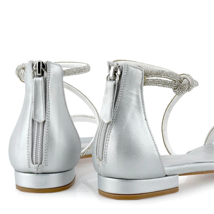 Tsakiris Mallas 950 Argento Scarpe Donna 