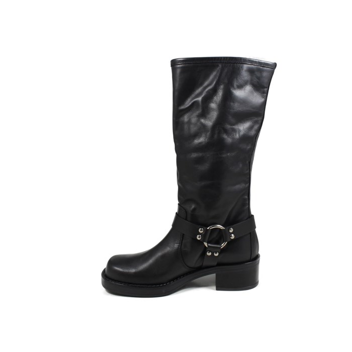 HILYA BIKER 23 Black Scarpe Donna 