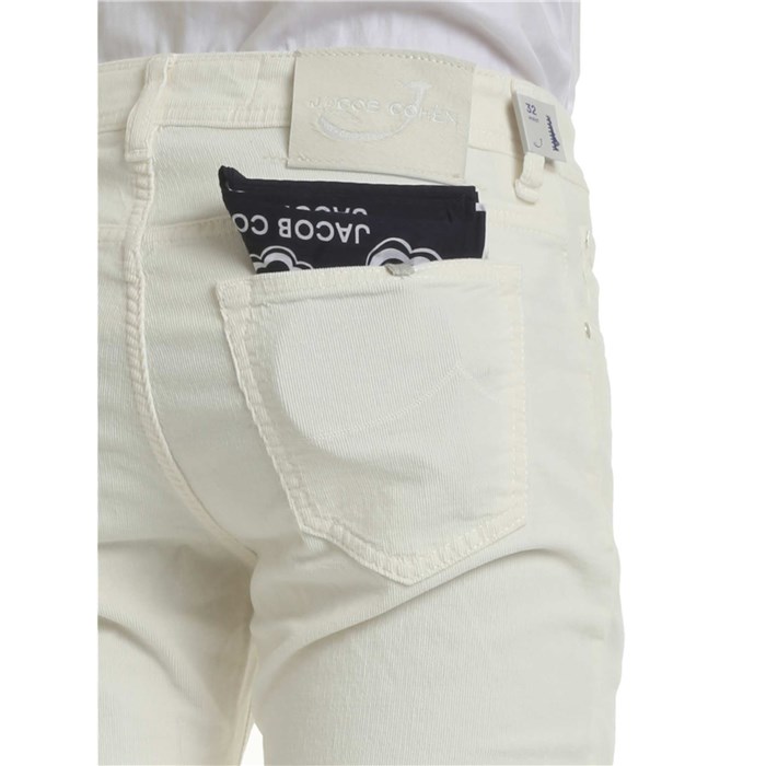 Jacob Cohen J688 COMF 122 Bianco Abbigliamento Uomo 